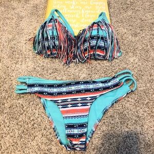Tribal Print Hollister Bathing Suit